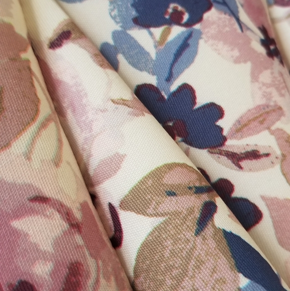 High-waisted floral skirt - Picture 2 of 3